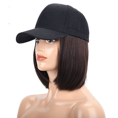 Built-in Bob Wig – Stylish and Practical Hat-Wig Set