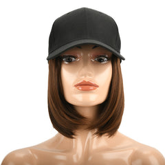 Built-in Bob Wig – Stylish and Practical Hat-Wig Set