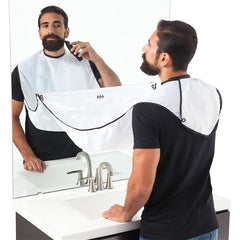 Men’s Shaving Apron – Beard Catcher Bib for Grooming, Barber-Style Care at Home