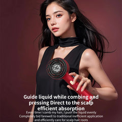 Electric Massage Hair Comb – Red Light & Liquid Application