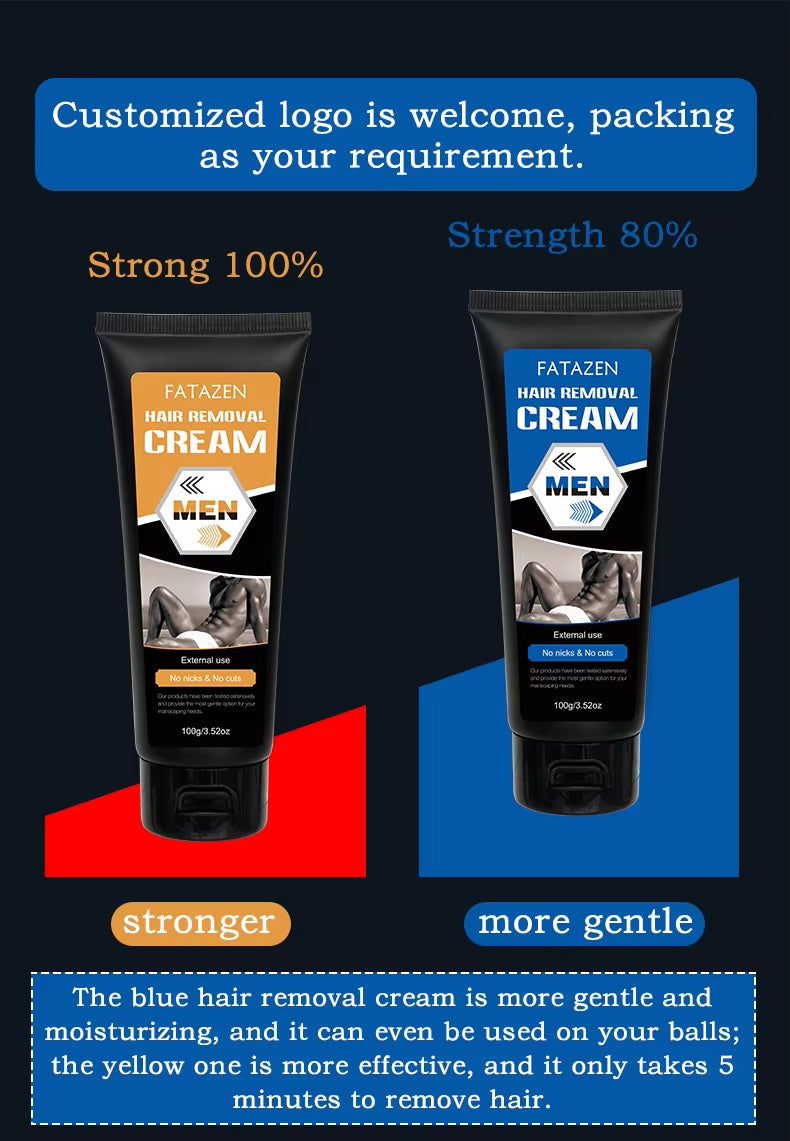 Gentle Hair Removal Cream for Men – Effective & Skin-Friendly