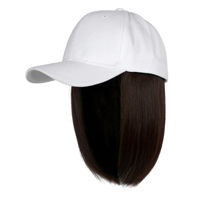Built-in Bob Wig – Stylish and Practical Hat-Wig Set