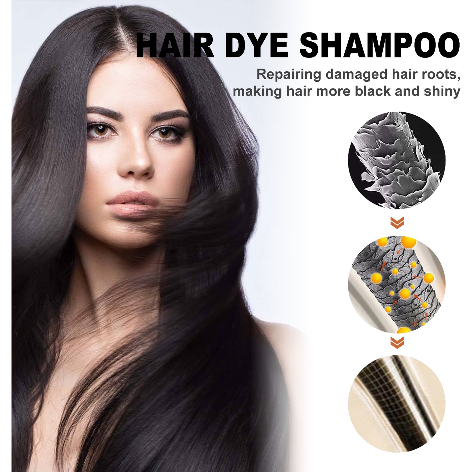 Repairing Shampoo – Black and Soft Hair with Polygonum Multiflorum Essence