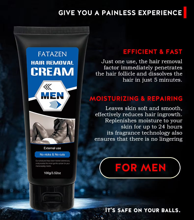 Gentle Hair Removal Cream for Men – Effective & Skin-Friendly