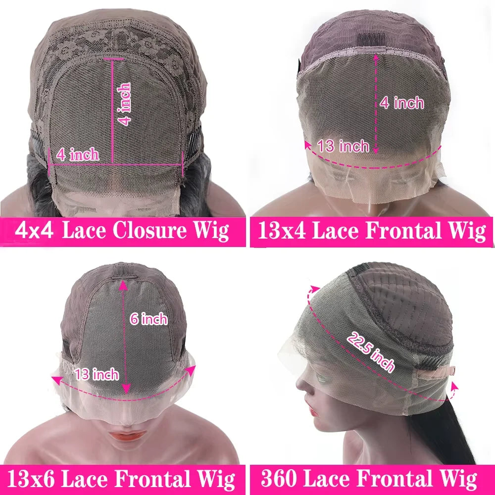 Curly Wig – HD Lace Frontal, Deep Wave Human Hair, Pre-plucked.