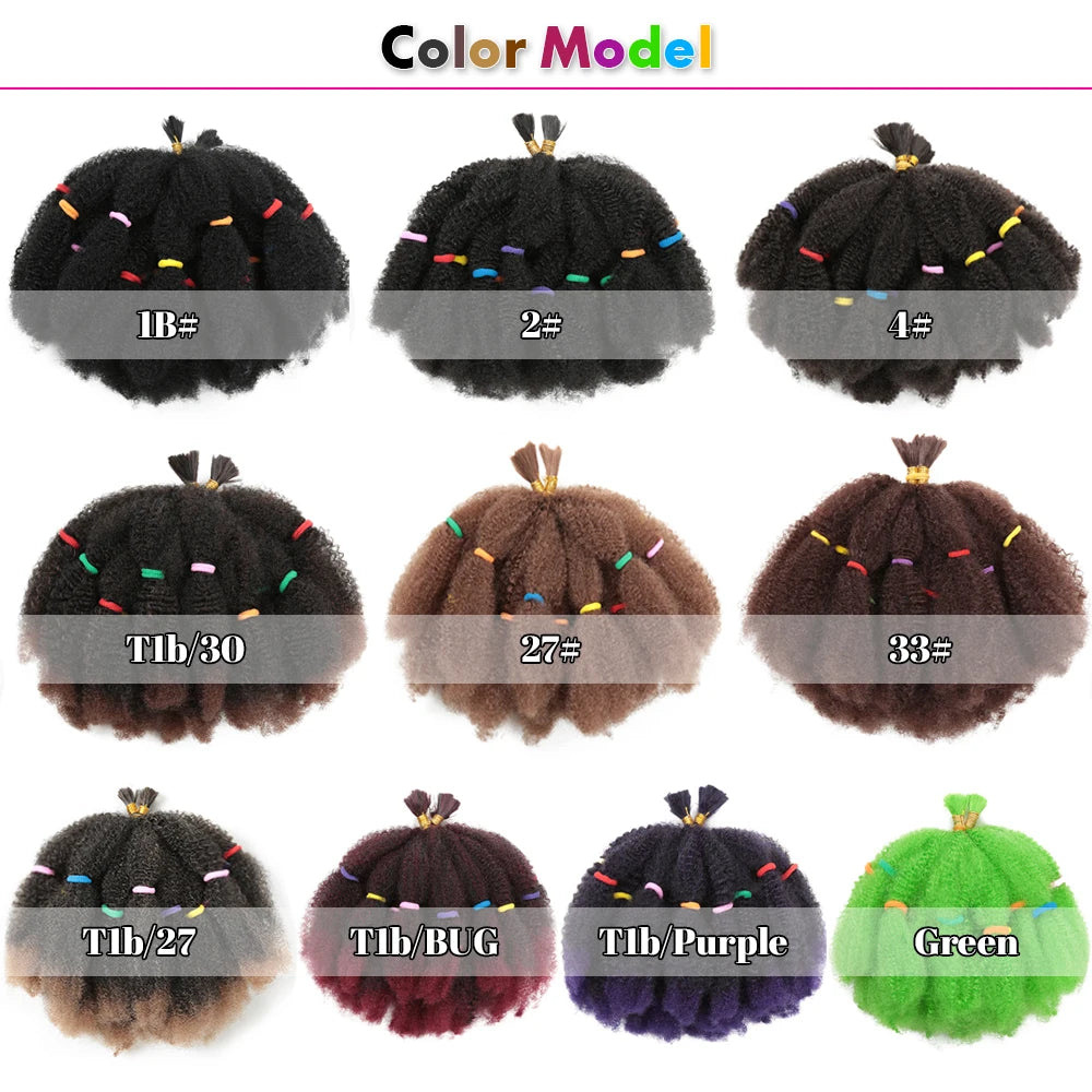Afro Braiding Hair – Synthetic Kinky Twist, 12 Inches, Pre-Stretched for Easy Styling