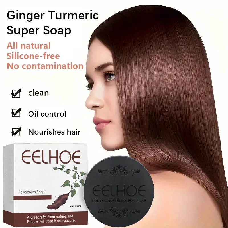 Cold Process Pure Plant Shampoo Bar – Polygonum Multiflorum Thunb, Hair Care and Treatment