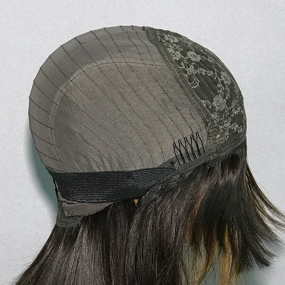 Straight Human Hair Wig with Bangs - Glueless, Easy to Wear, 100% Natural Hair