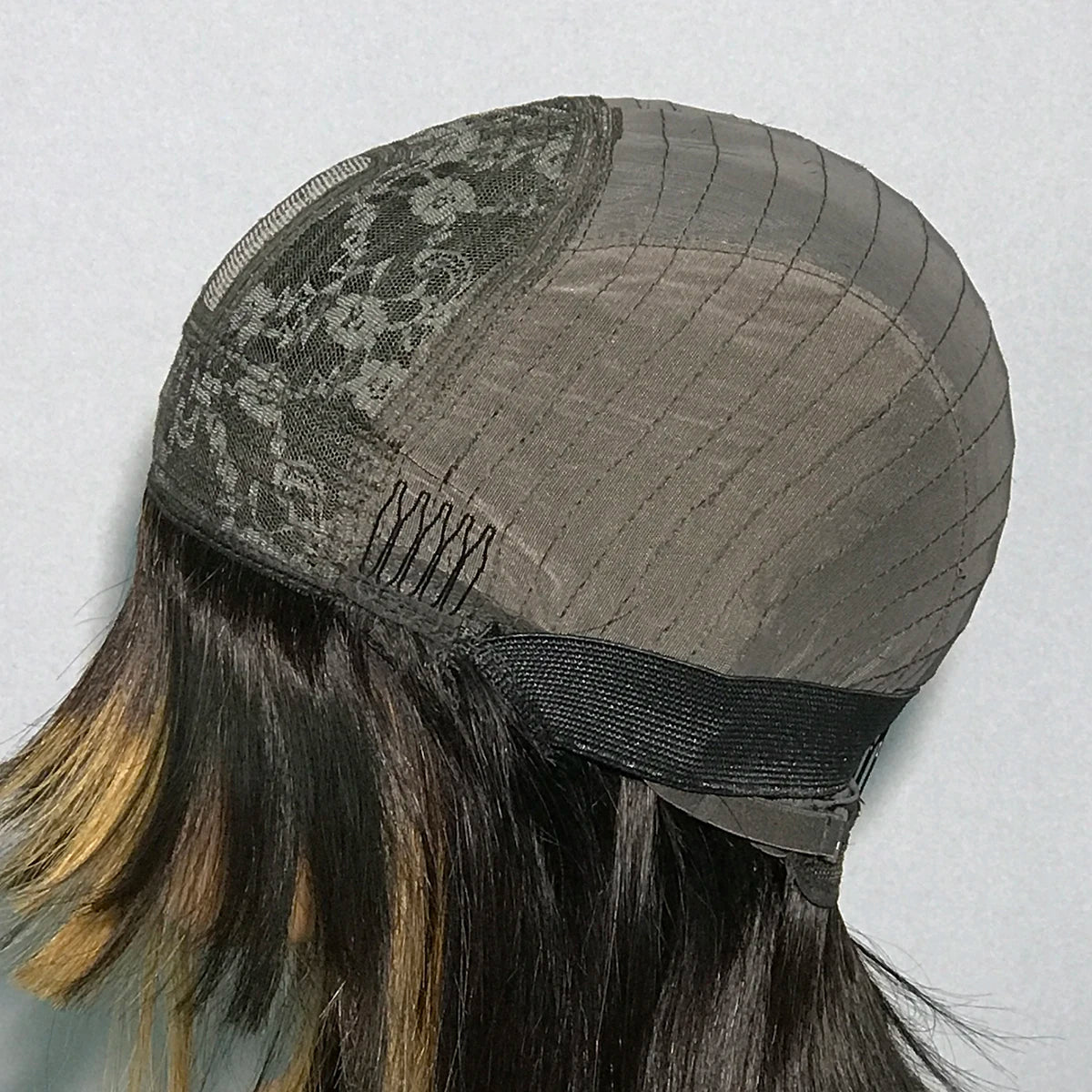 Straight Human Hair Wig with Bangs - Glueless, Easy to Wear, 100% Natural Hair