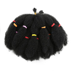 Afro Braiding Hair – Synthetic Kinky Twist, 12 Inches, Pre-Stretched for Easy Styling