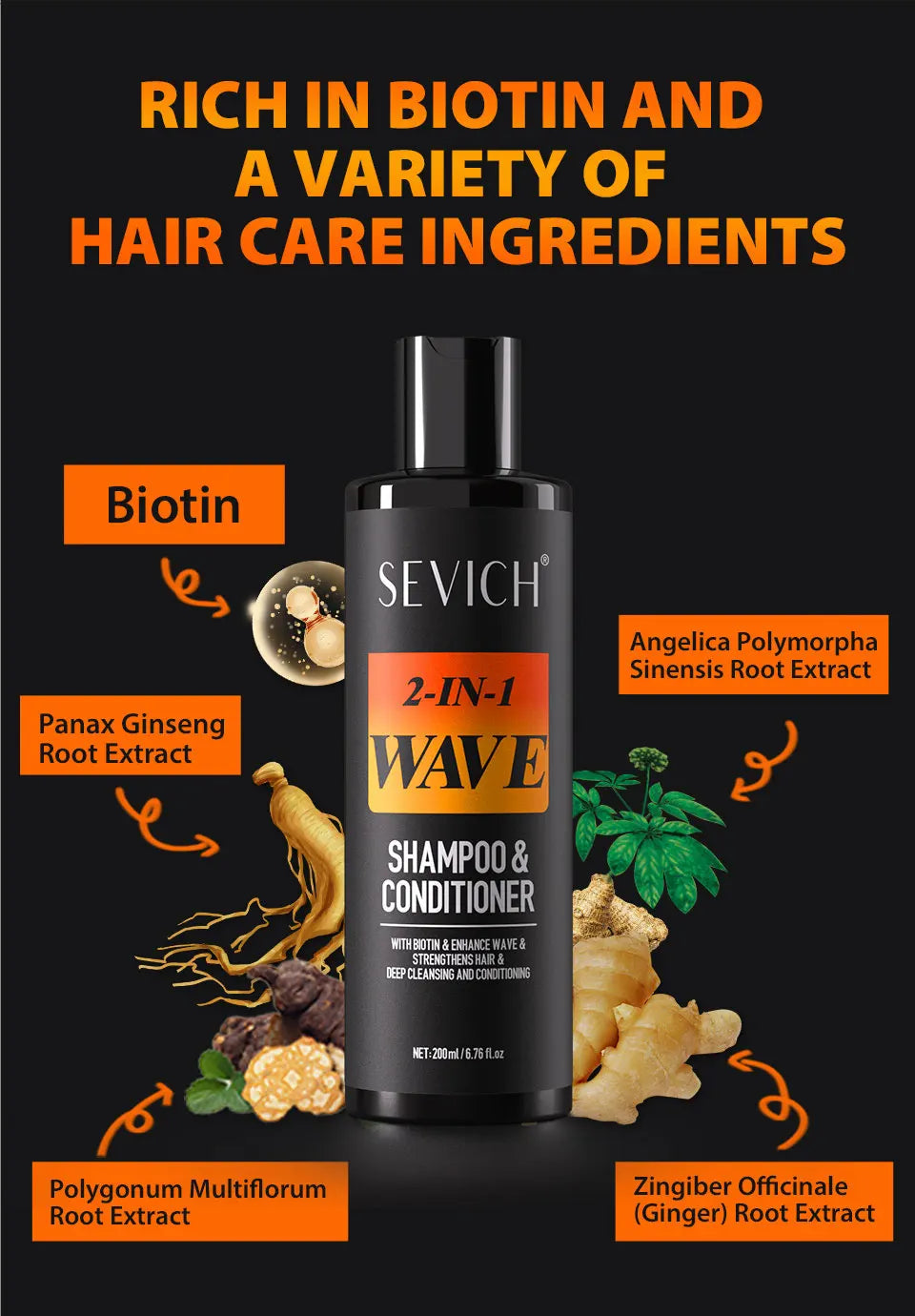 Sevich Deep Waves Pomade – Natural Shiny Hair Oil with Brush, Sport Waves Cream for Men