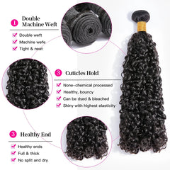 Premium 100% Natural Hair Bundles – Kinky Curly Raw Human Hair