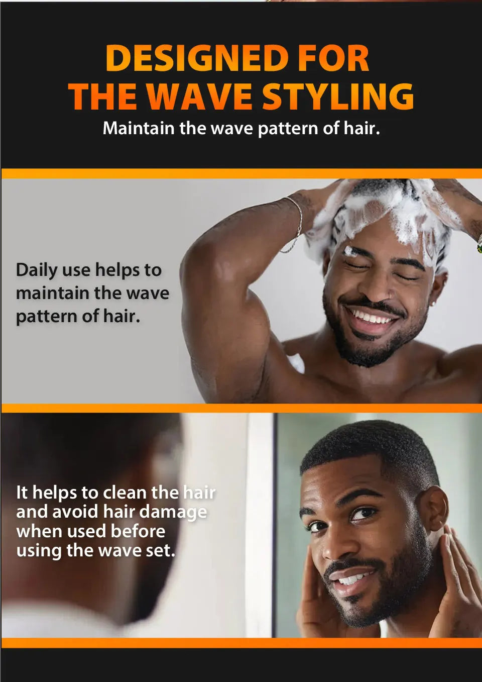 Sevich Shampoo for Wavy Hair – Enhances Waves, Strengthens and Deep Cleanses, Nourishing