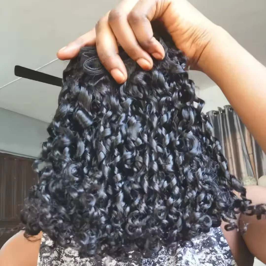 Premium 100% Natural Hair Bundles – Kinky Curly Raw Human Hair