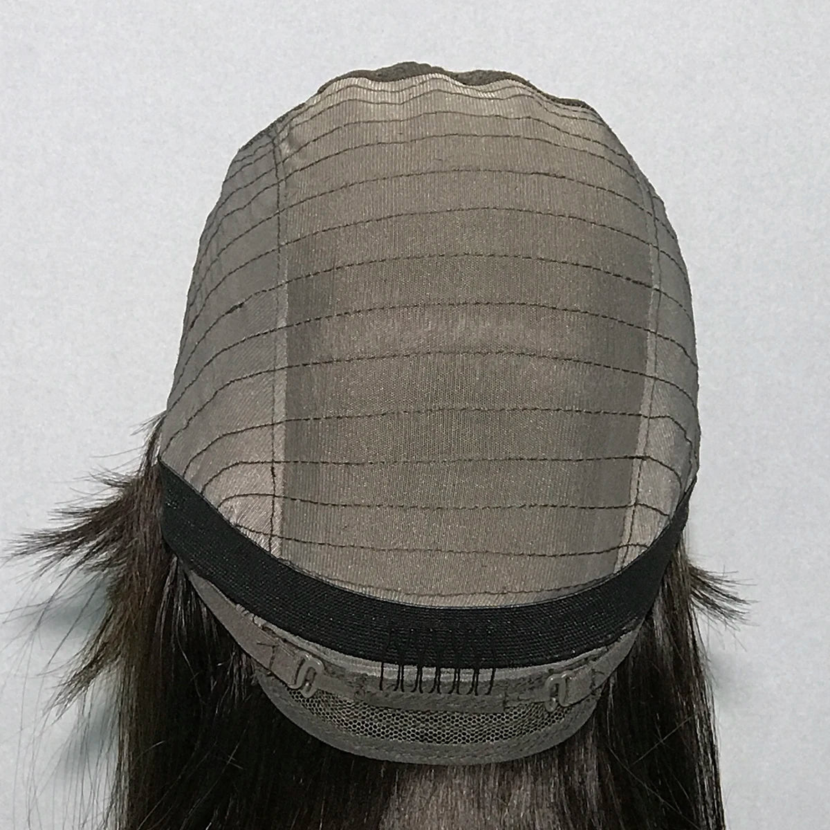 Straight Human Hair Wig with Bangs - Glueless, Easy to Wear, 100% Natural Hair