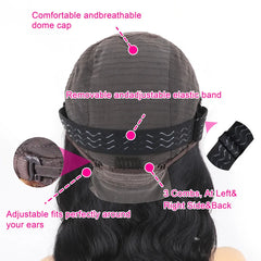 Glueless Lace Front Human Hair Wig – Bling Hair, Pre-Plucked & Ready to Wear
