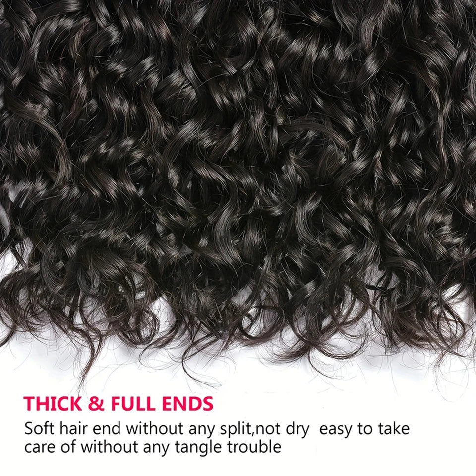 Premium 100% Natural Hair Bundles – Kinky Curly Raw Human Hair