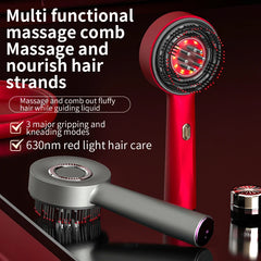 Electric Massage Hair Comb – Red Light &amp Liquid Application