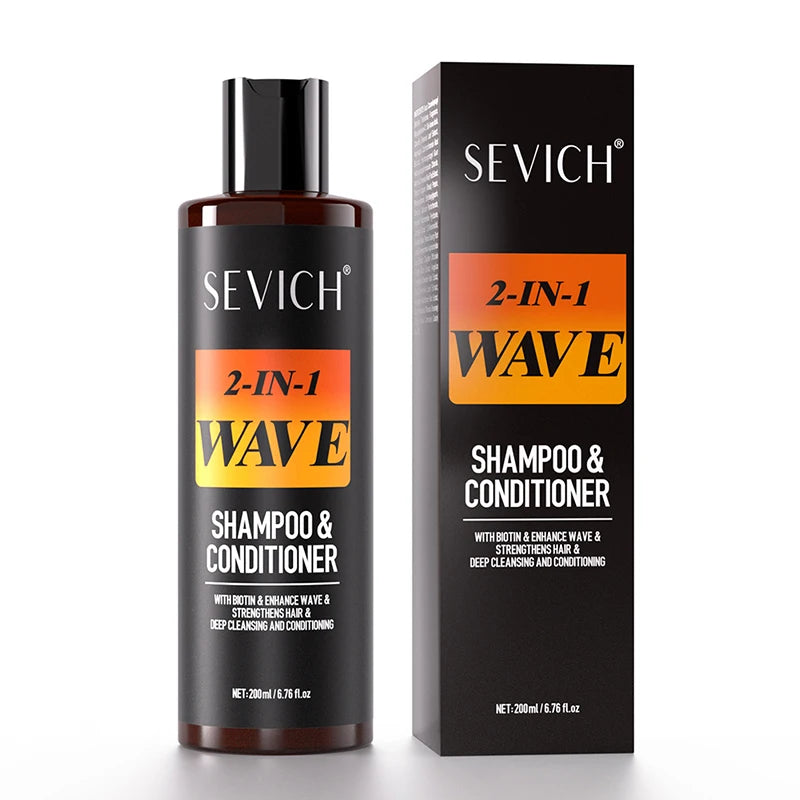 Sevich Shampoo for Wavy Hair – Enhances Waves, Strengthens and Deep Cleanses, Nourishing