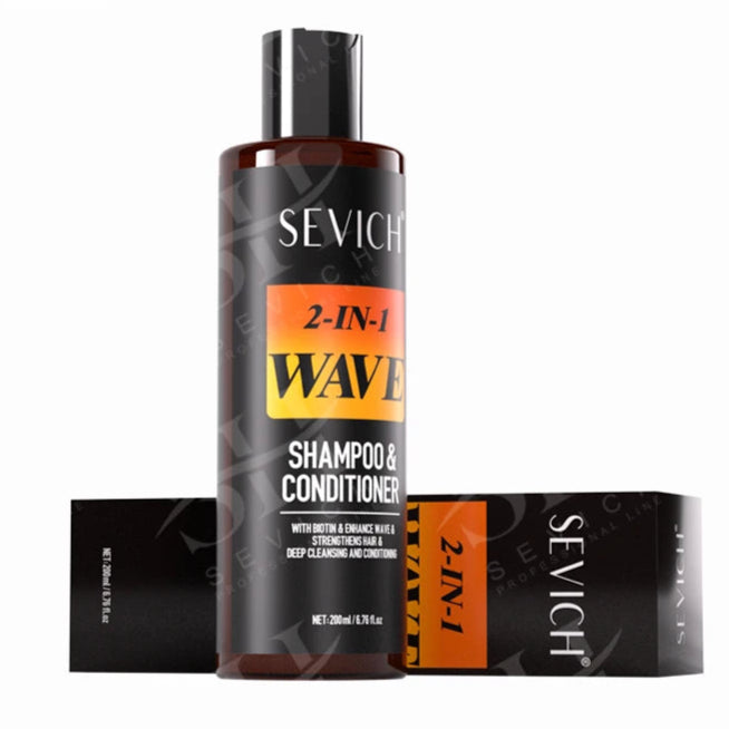 Sevich Deep Waves Pomade – Natural Shiny Hair Oil with Brush, Sport Waves Cream for Men