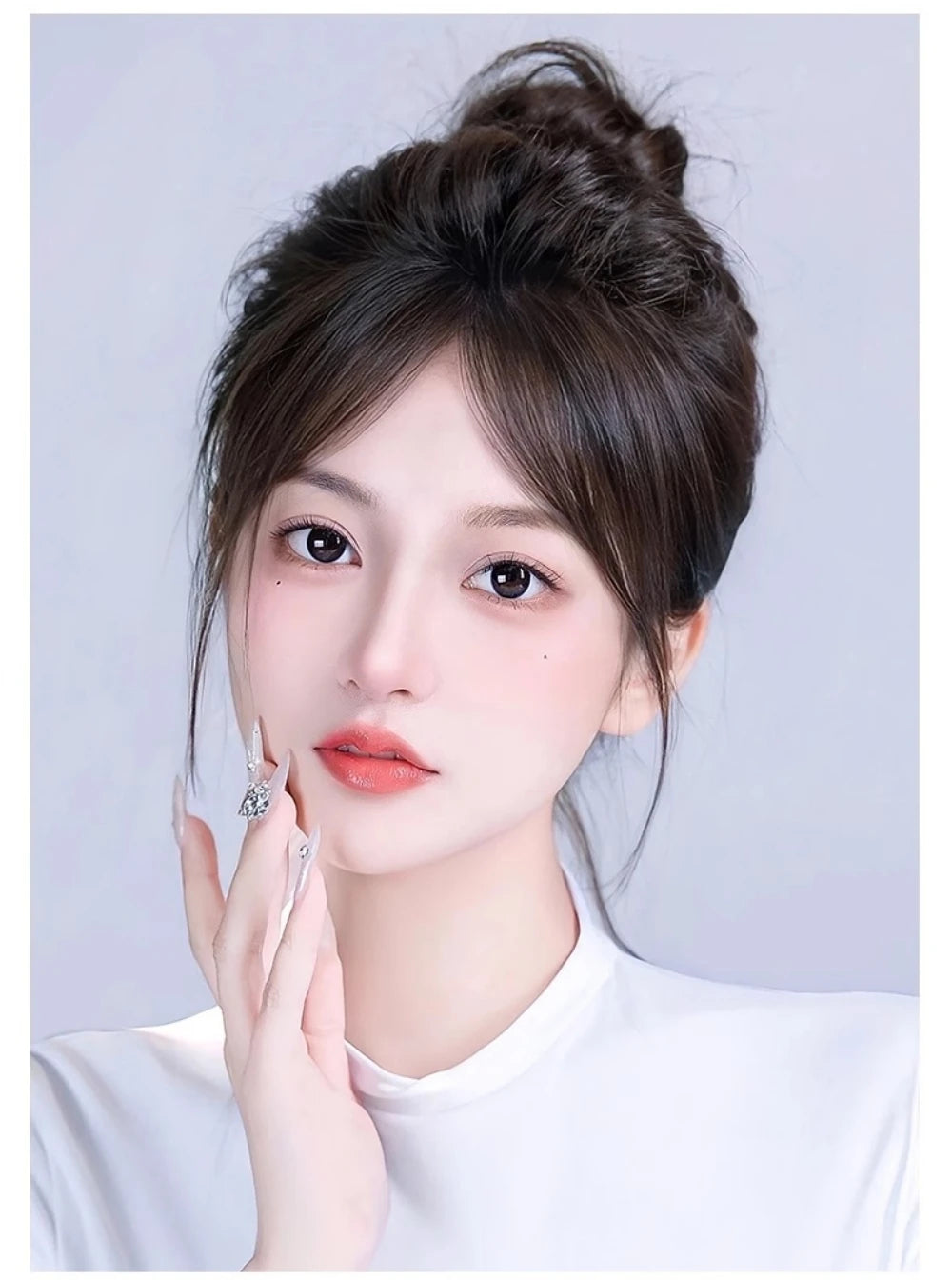 Women’s Hair Topper – Natural Baby Hair Fringe