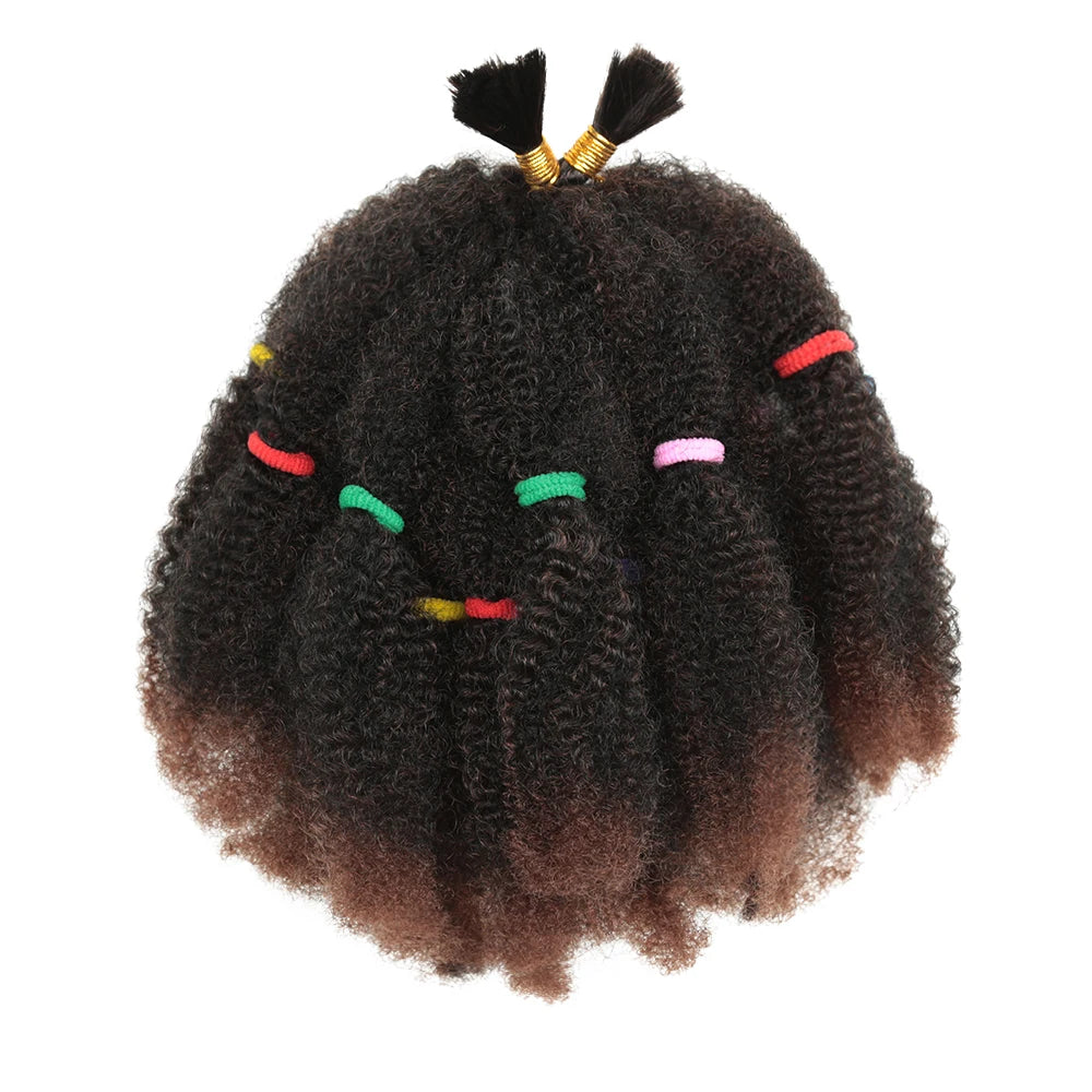 Afro Braiding Hair – Synthetic Kinky Twist, 12 Inches, Pre-Stretched for Easy Styling